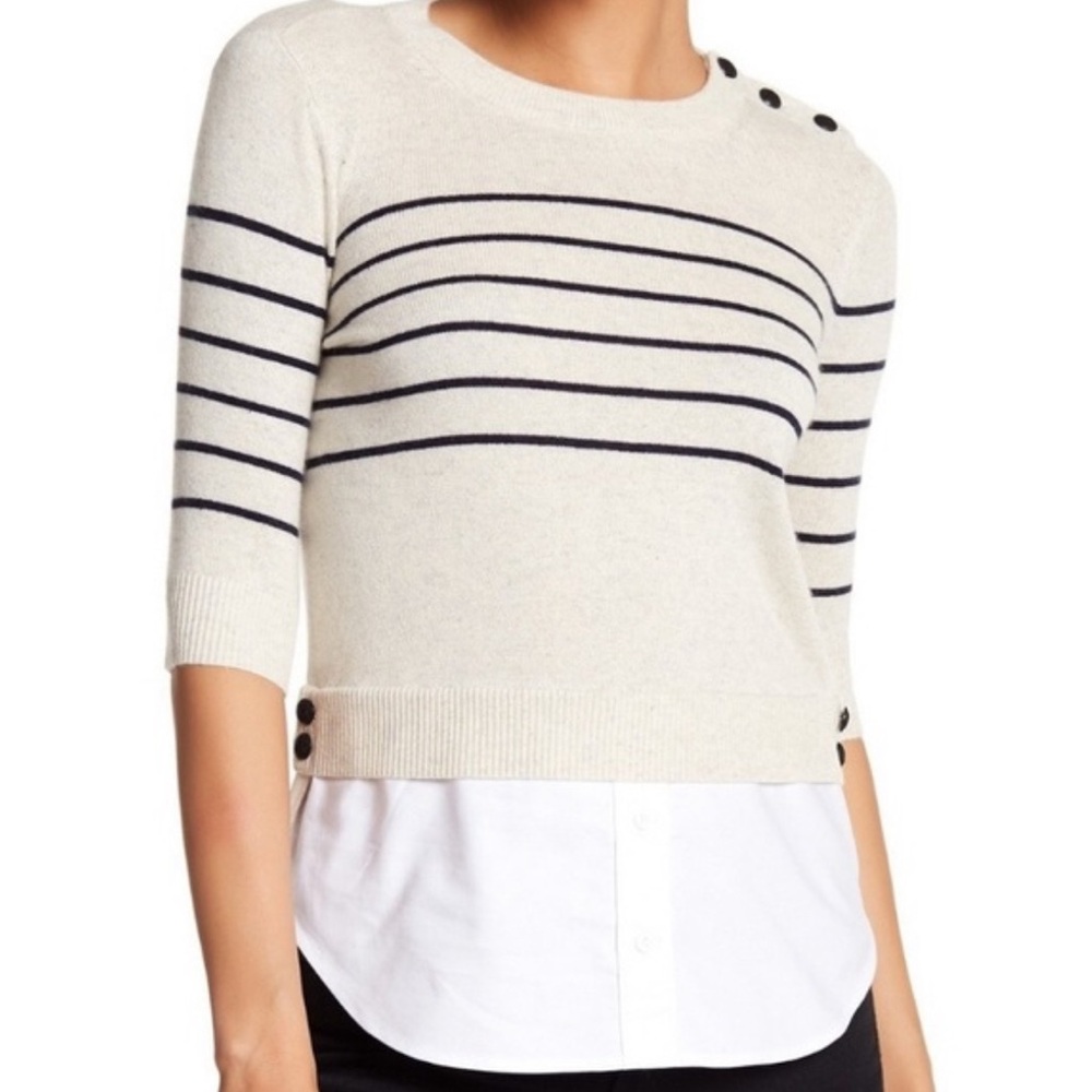 Veronica Beard Blue Knot Combo Sweater. Size XS. Excellent condition.
